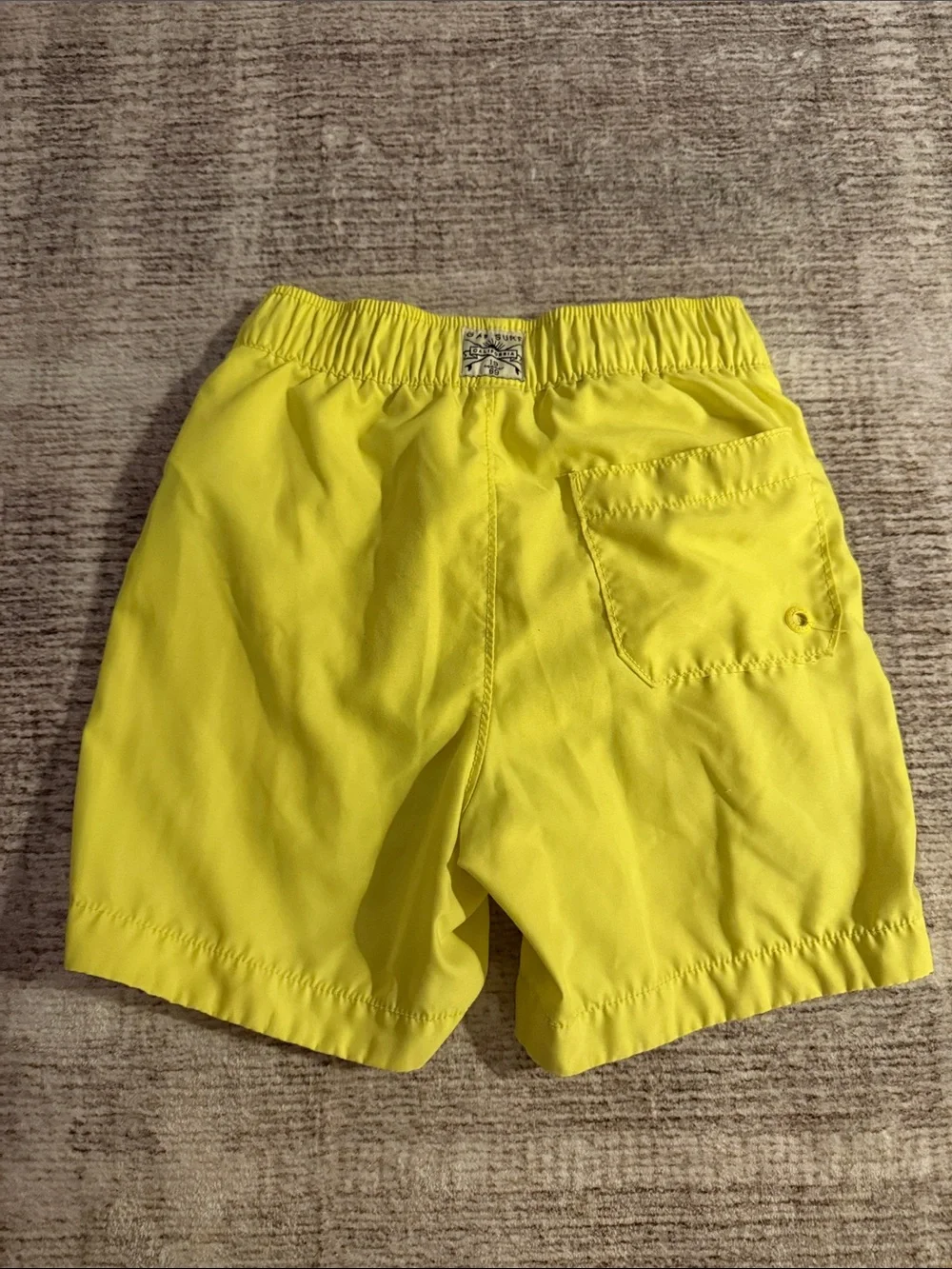 GAP Bright Yellow Kids Swim Trunks
